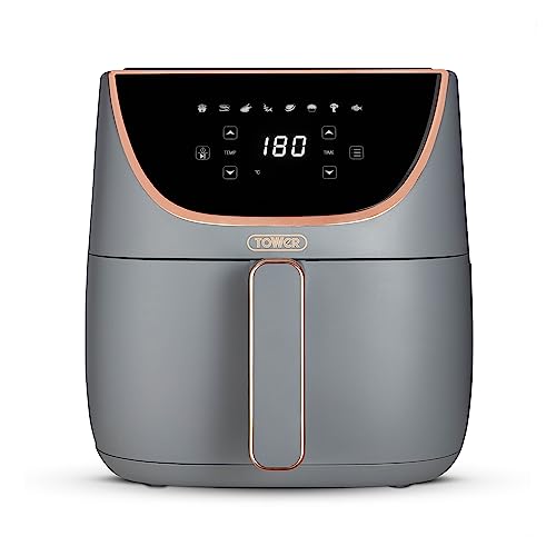 Tower Black and Rose Gold 4.3 Litre Air Fryer