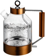 Load image into Gallery viewer, Ascot | Copper Electric Kettle | 1.5L | 2200W | Glass
