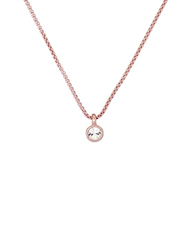 Ted Baker | Crystal Pendant Necklace | Rose Gold, Copper 
