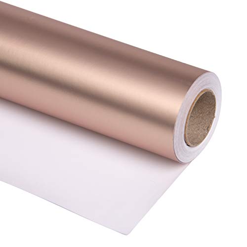 Copper Rose Gold Gift Wrapping Paper Roll | 76 cm X 10 m per Roll