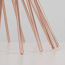 Load image into Gallery viewer, Copper &amp; Pink Table Lamp
