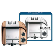 Load image into Gallery viewer, Dualit 2 Slice Copper &amp; Stainless Steel Toaster 
