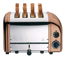 Load image into Gallery viewer, 4 Slice Copper Toaster | Dualit | Copper &amp; Stainless Steel
