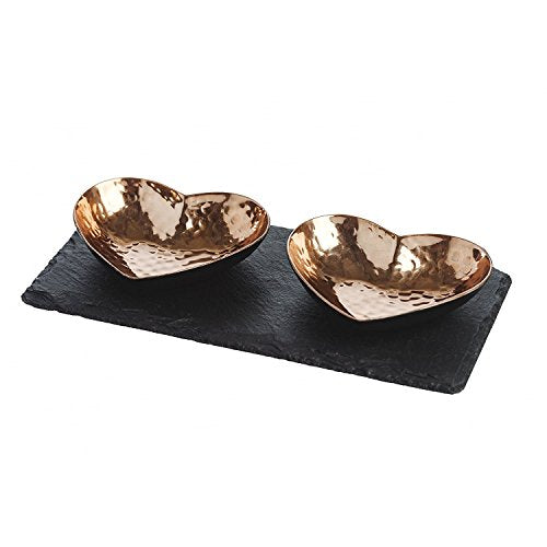 Copper Heart Serving Set | Set Of 2 | The Just Slate Company