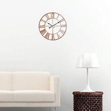 Load image into Gallery viewer, Stylish Copper Wall Clock | Roman Numerals 
