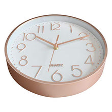 Load image into Gallery viewer, Modern Copper Wall Clock | White
