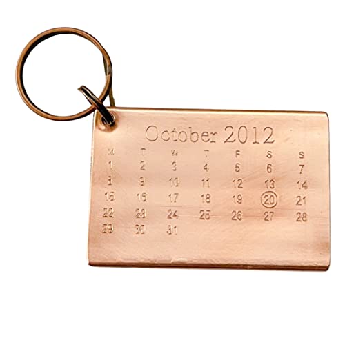 Copper Key Ring | Recycled Copper Pipe | Gift For Him Or For Her Wedding Anniversary