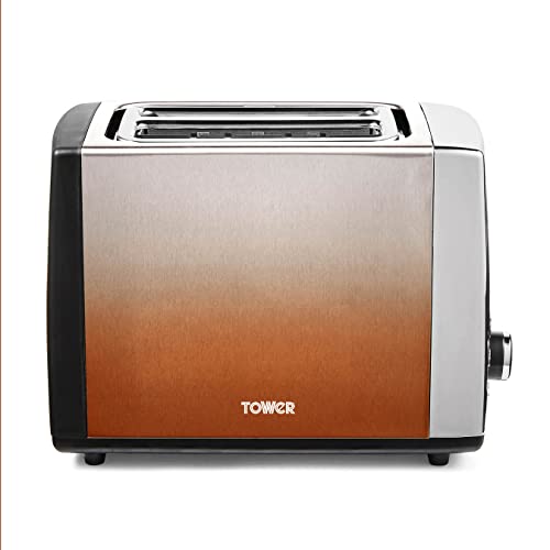 Tower | Infinity Ombré | Copper | 2 Slice Toaster | 900W