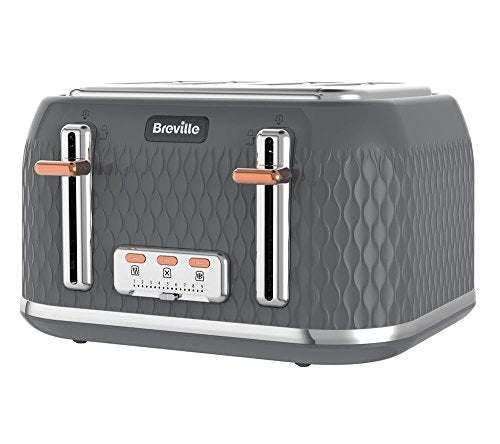 Breville | Curve Graphite & Copper | 4 Slice Toaster