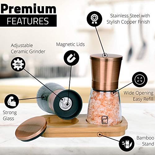 Copper Salt & Pepper Mills