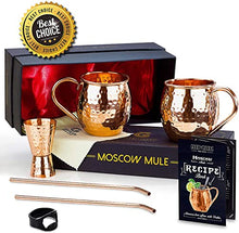 Load image into Gallery viewer, Moscow Mules Set Of 2 | Copper | Gift Set
