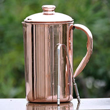 Load image into Gallery viewer, Copper Water Jug | Pitcher | 100% Copper 
