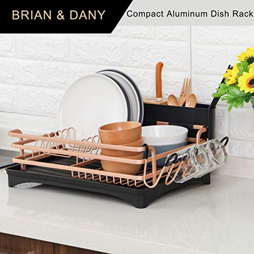 Copper Aluminium Dish Drainer Drying Rack Cutlery Holder