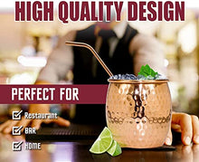 Load image into Gallery viewer, Copper Moscow Mule Mugs | 100% Copper
