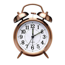 Load image into Gallery viewer, Retro Alarm Clock | Vintage Twin Bell | Non Ticking | Copper 
