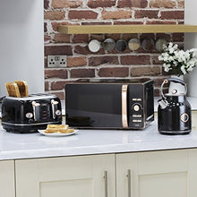 Load image into Gallery viewer, Tower | 4 Slice Toaster | Black &amp; Copper 
