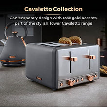 Load image into Gallery viewer, Grey &amp; Copper Rose Gold Toaster | Tower 
