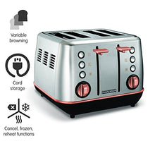 Load image into Gallery viewer, Morphy Richards | Evoke 4 Slice Toaster | Brushed Stainless Steel &amp; Copper, Rose Gold
