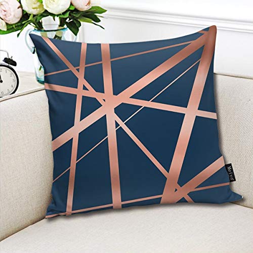 Navy copper cushions best sale