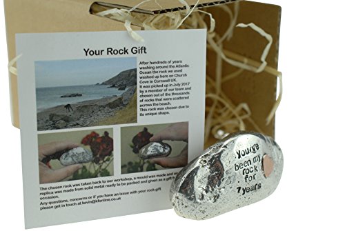 You've Been My Rock For 7 Years | Copper 7th Anniversary Present | Gift | Pirantin