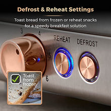 Load image into Gallery viewer, Rose Gold &amp; Copper Toaster From Tower 
