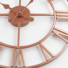 Load image into Gallery viewer, Rose- Gold/ Copper Wall Clock | Roman Numerals 
