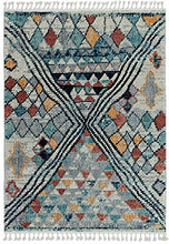Load image into Gallery viewer, Traditional Nomadic Moroccan Tribal Berber Style Fringed Soft Rug | Copper | 160x230cm 
